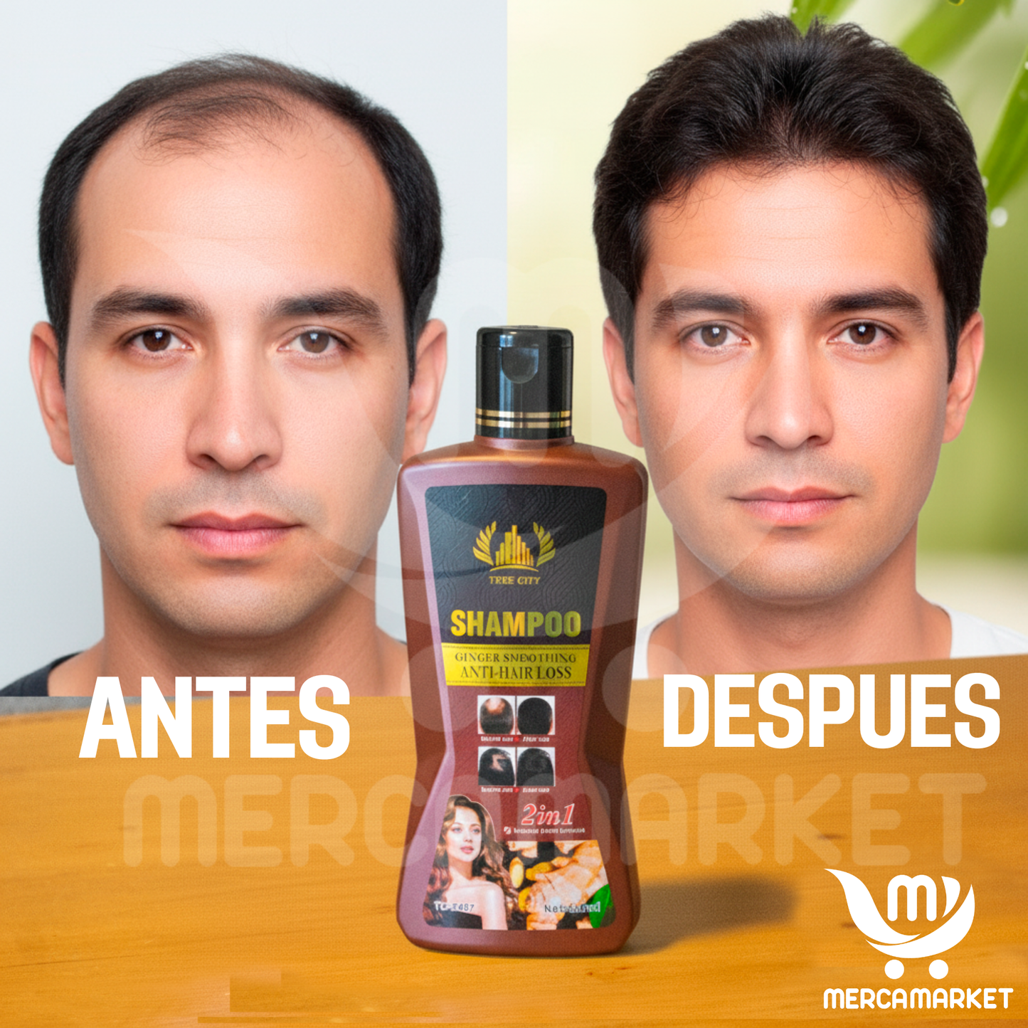 Shampoo Especializado en Anticaída y Crecimiento - Recupera tu Cabello al Instante