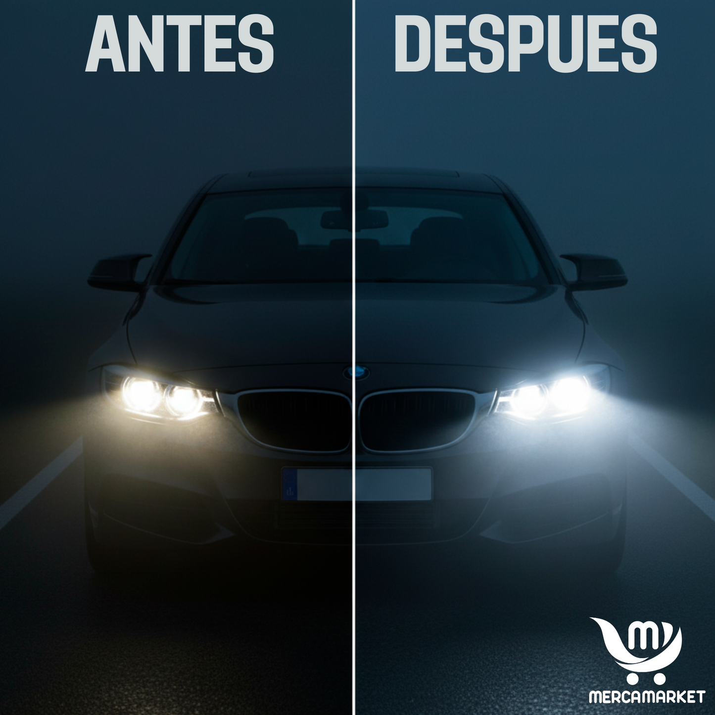 Luces LED H4-H11 28000LM-Potencia Extrema con Sistema de Enfriamiento+ 2 AÑOS DE GARANTIA