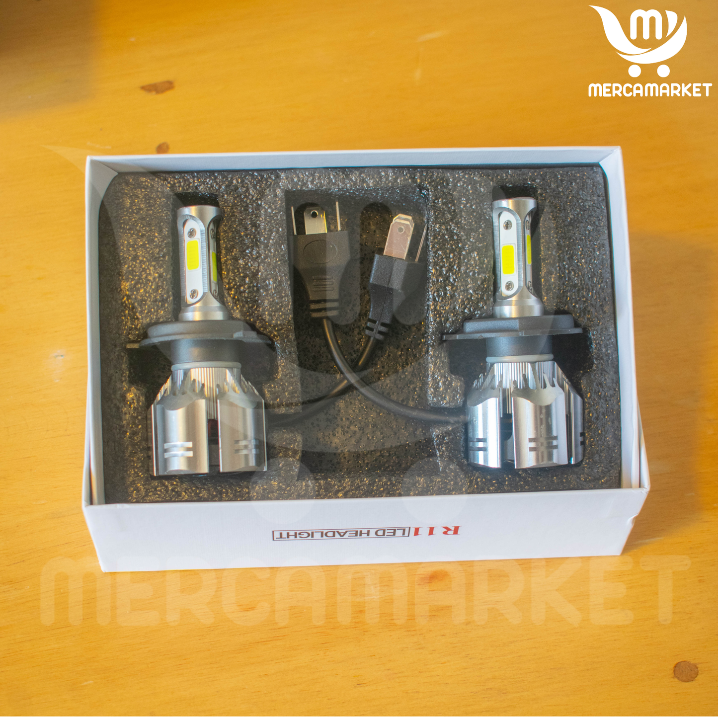 Luces LED H4-H11 28000LM-Potencia Extrema con Sistema de Enfriamiento+ 2 AÑOS DE GARANTIA