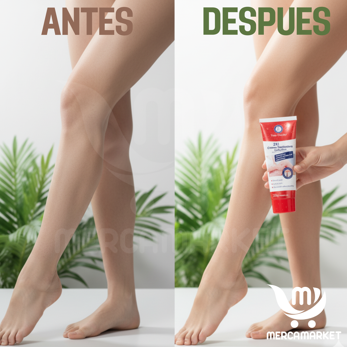 2X1 Crema depiladora MEDICA-Retrasa el crecimiento del vello y lo remueve en segundos