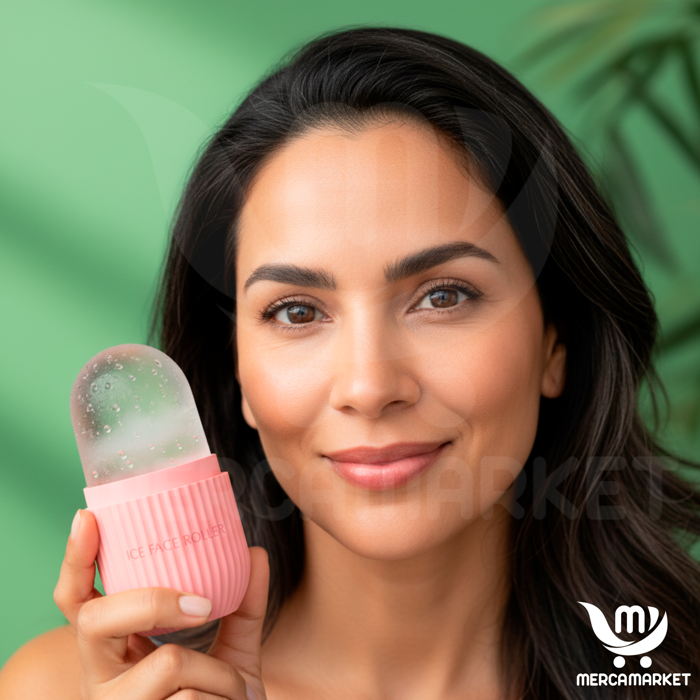 2X1 Rodillo facial en frio-Circulación activa, Rostro tonificado.