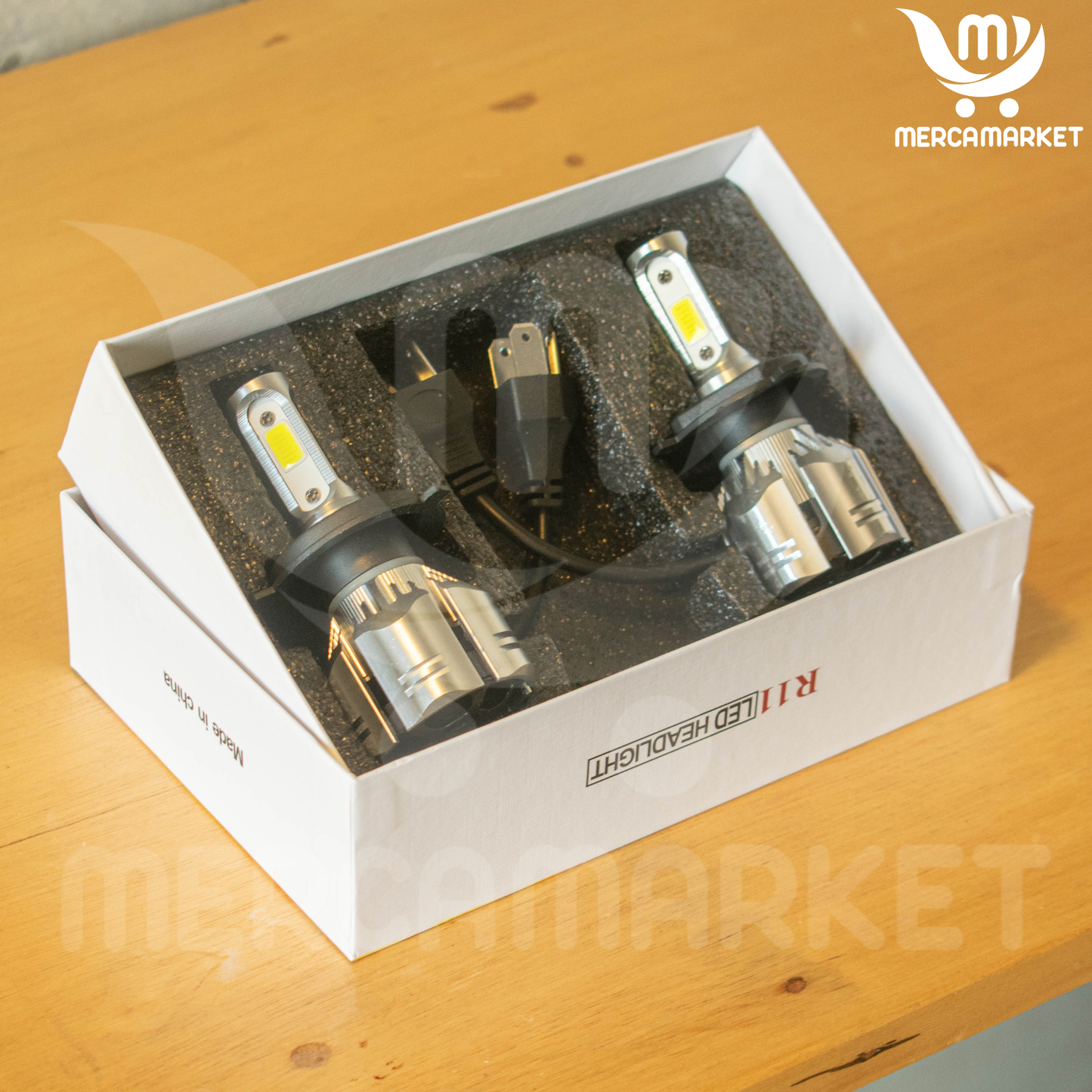 Luces LED H4-H11 28000LM-Potencia Extrema con Sistema de Enfriamiento+ 2 AÑOS DE GARANTIA