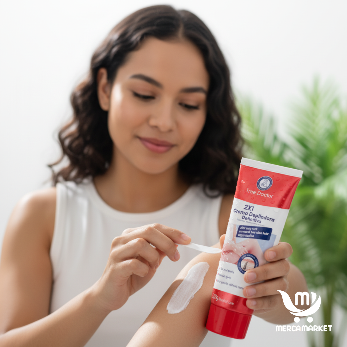 2X1 Crema depiladora MEDICA-Retrasa el crecimiento del vello y lo remueve en segundos