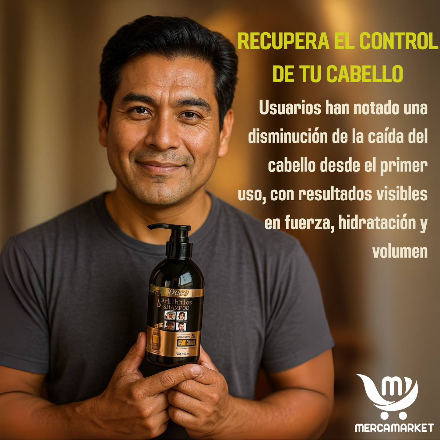 Shampoo Especializado en Anticaída y Crecimiento - Recupera tu Cabello al Instante