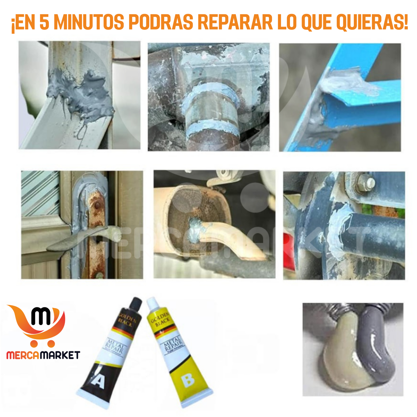 2X1 Soldadura Líquida Multiusos – Reparación Rápida y Fuerte como Acero