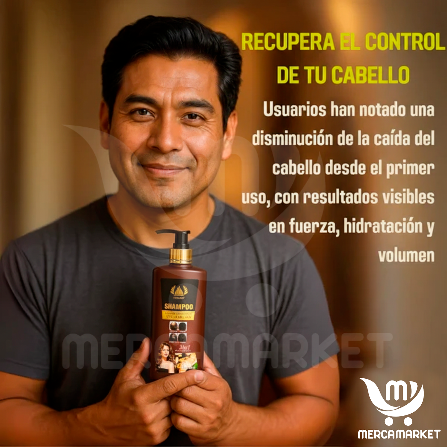 Shampoo Especializado en Anticaída y Crecimiento - Recupera tu Cabello al Instante