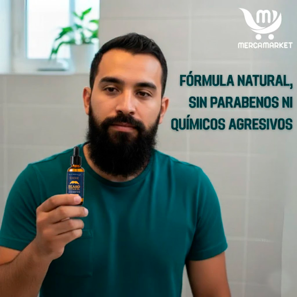 2X1 Aceite Premium para barba- Crecimiento Real desde Cero