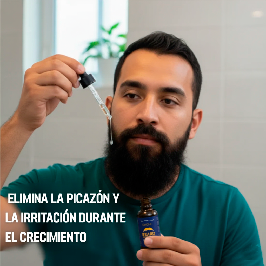 2X1 Aceite Premium para barba- Crecimiento Real desde Cero