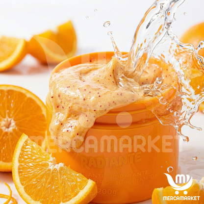 [🔥 OFERTA 2x1 + REGALO] Gel Exfoliante Blanqueador de Naranja | Fórmula Avanzada con Niacinamida + Vitamina C.