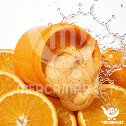 [🔥 OFERTA 2x1 + REGALO] Gel Exfoliante Blanqueador de Naranja | Fórmula Avanzada con Niacinamida + Vitamina C.