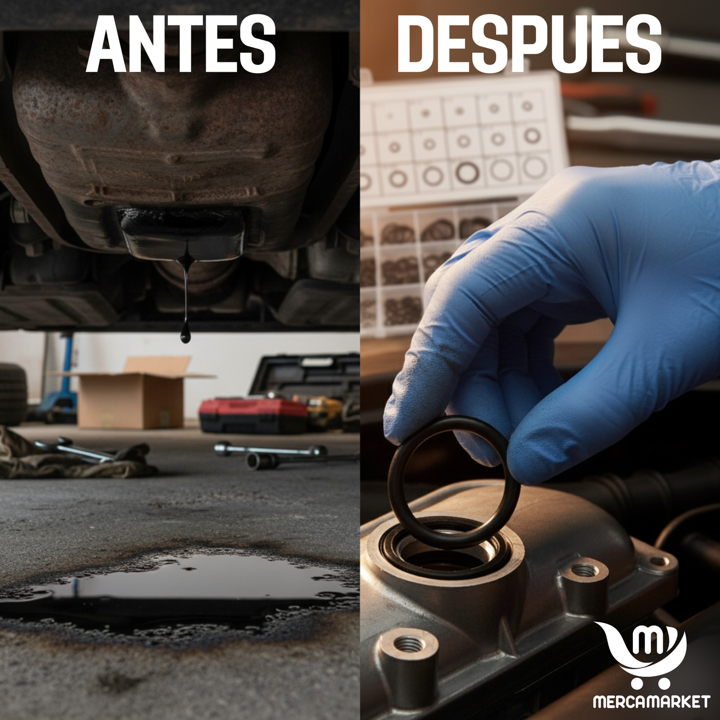 Set de Orrines de Goma – 270 Unidades para Fugas y Presión.