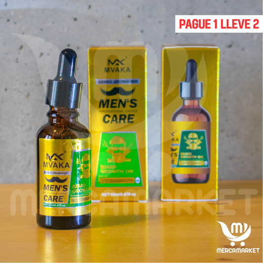 2X1 Aceite Premium para barba- Crecimiento Real desde Cero