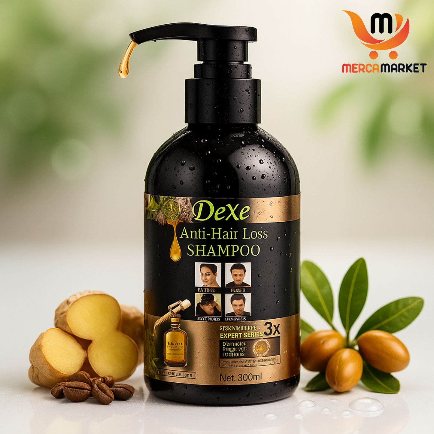 [💎 PRECIO IMPORTADOR + REGALO] Shampoo Especializado en Anticaída y Crecimiento con 5% de Minoxidil