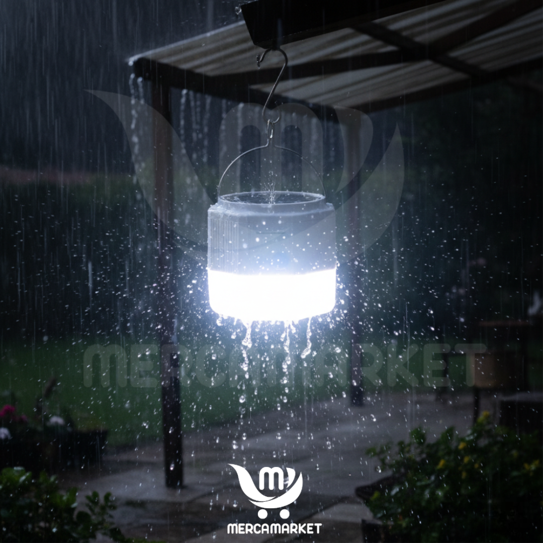 [💎 PRECIO IMPORTADOR + REGALO] Bombilla Solar LED Portátil 200W | Iluminación Portatil Potente sin Electricidad