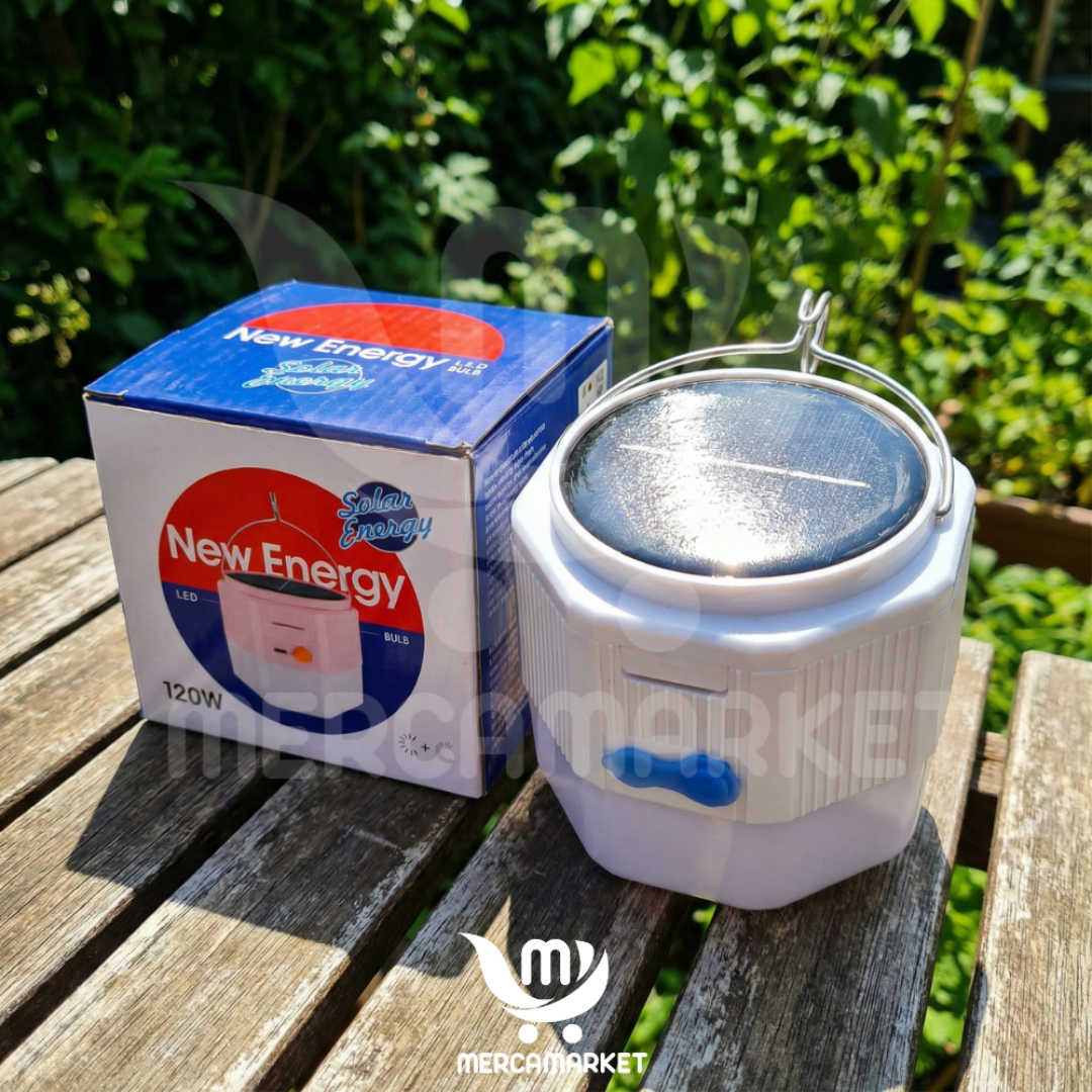 [💎 PRECIO IMPORTADOR + REGALO] Bombilla Solar LED Portátil 200W | Iluminación Portatil Potente sin Electricidad