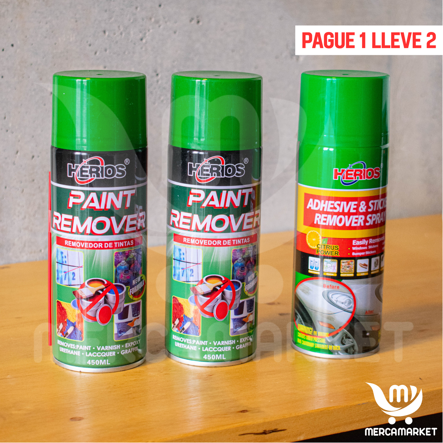 2X1 Spray QuitaTodo-Elimina Pintura en Minutos