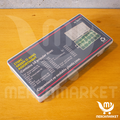 Set de Orrines de Goma – 270 Unidades para Fugas y Presión.