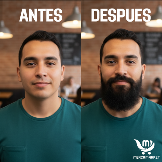2X1 Aceite Premium para barba- Crecimiento Real desde Cero
