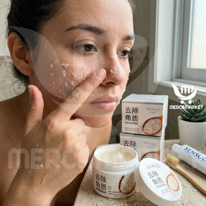[🔥 OFERTA 2x1 + REGALO] Gel Exfoliante Aclarante de Arroz | Limpieza Profunda, Cero Puntos Negros y Efecto Mate