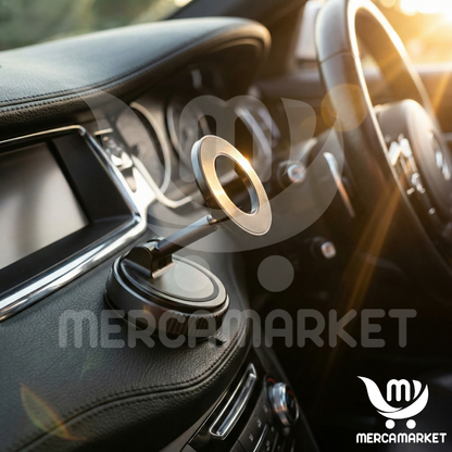 [🔥 OFERTA 2x1 + REGALO] Soporte Magnético Universal "Ultra-Grip" | Rotación 360° para Auto