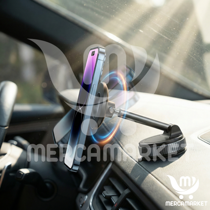 [🔥 OFERTA 2x1 + REGALO] Soporte Magnético Universal "Ultra-Grip" | Rotación 360° para Auto