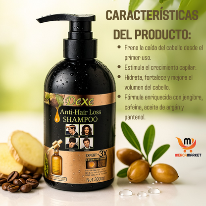 Shampoo Especializado en Anticaída y Crecimiento - Recupera tu Cabello al Instante