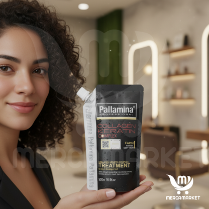 TRATAMIENTO PROFESIONAL CON KERATINA Y COLAGENO-Restauración profunda para cabello dañado