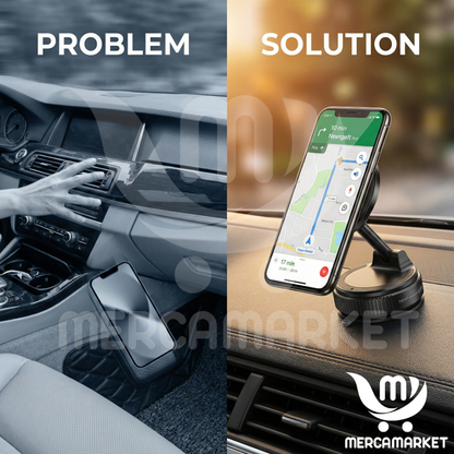 [🔥 OFERTA 2x1 + REGALO] Soporte Magnético Universal "Ultra-Grip" | Rotación 360° para Auto
