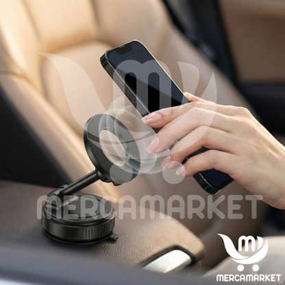 [🔥 OFERTA 2x1 + REGALO] Soporte Magnético Universal "Ultra-Grip" | Rotación 360° para Auto