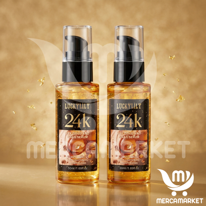 [🔥 OFERTA 2x1 + REGALO] Serum Facial Rejuvenecedor  24K | Tratamiento Anti-Edad con Oro 24K