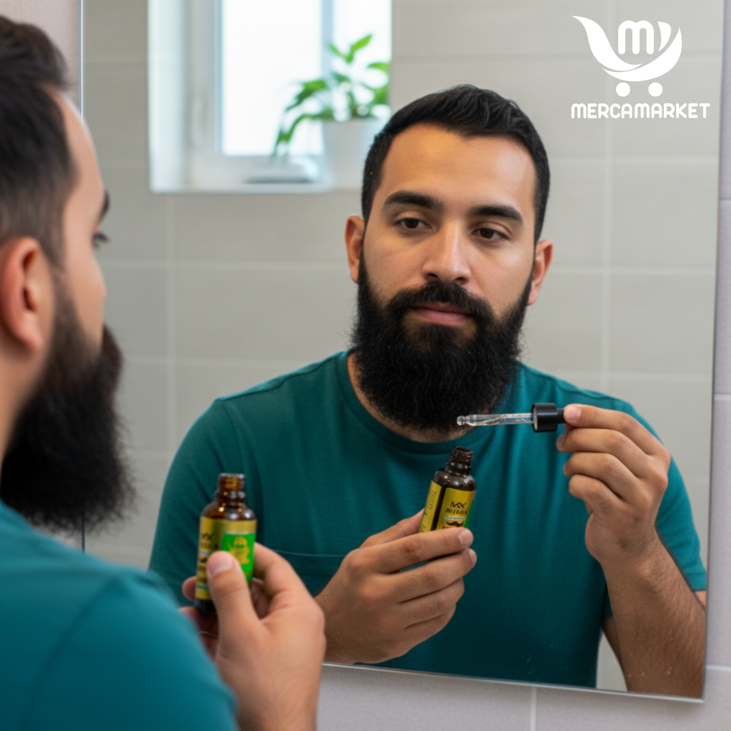 2X1 Aceite Premium para barba- Crecimiento Real desde Cero