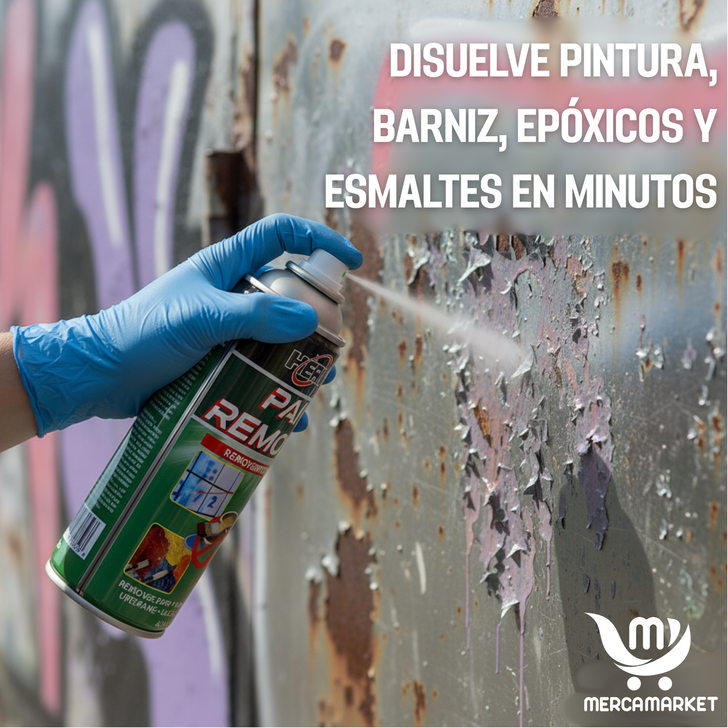 2X1 Spray QuitaTodo-Elimina Pintura en Minutos