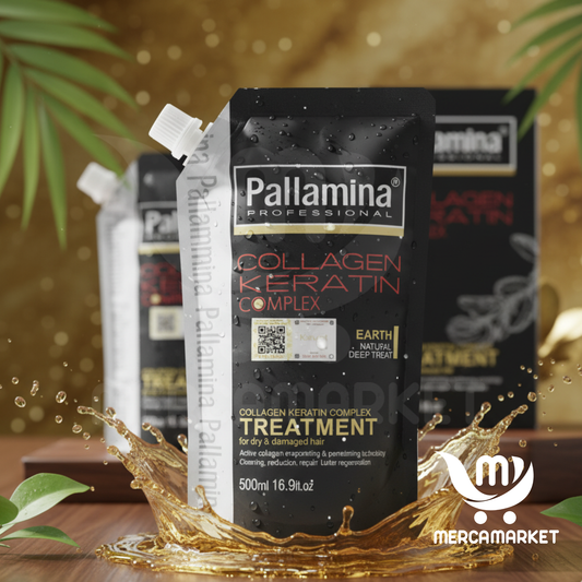 TRATAMIENTO PROFESIONAL CON KERATINA Y COLAGENO-Restauración profunda para cabello dañado