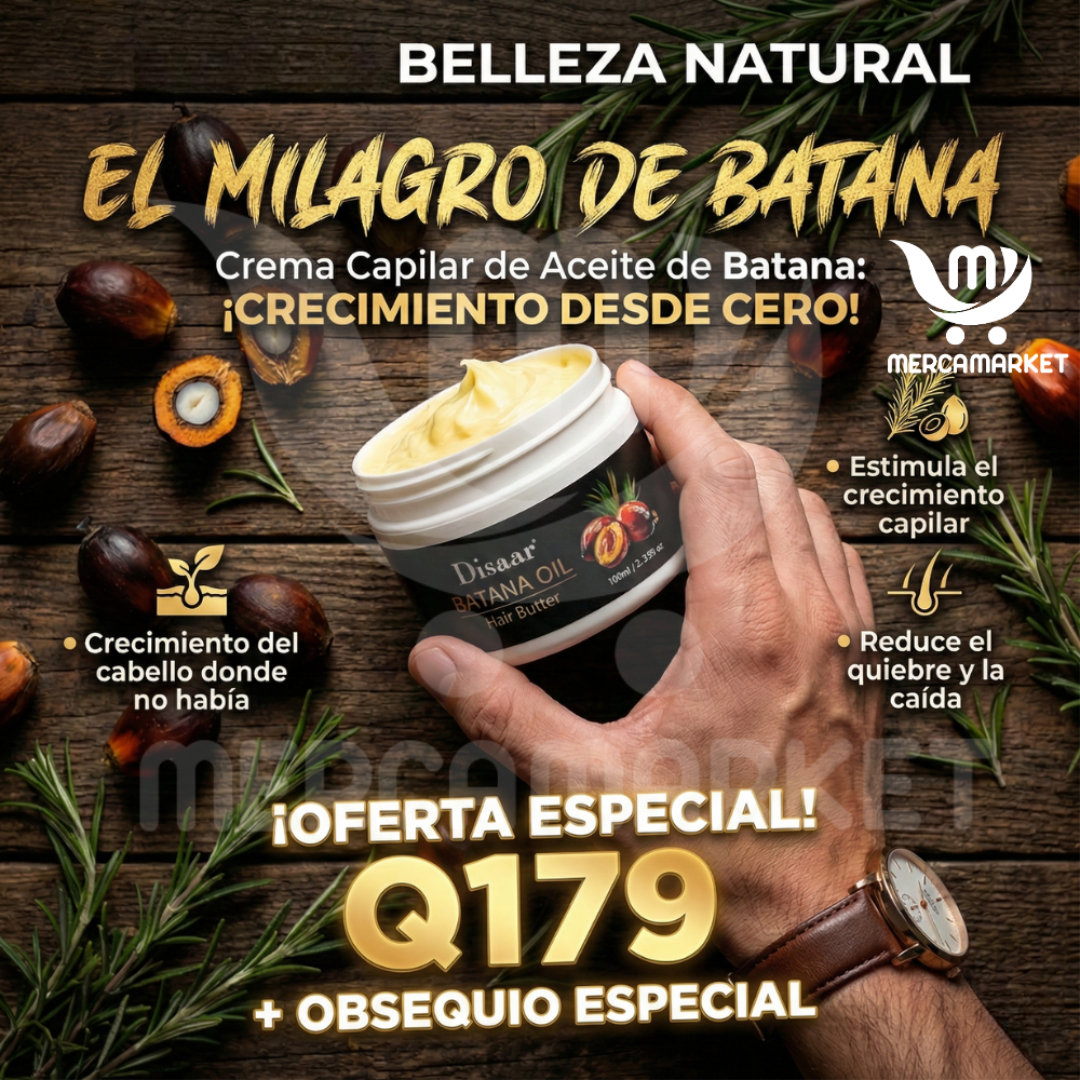 [💎 PRECIO IMPORTADOR + REGALO] Crema capilar de aceite batana.