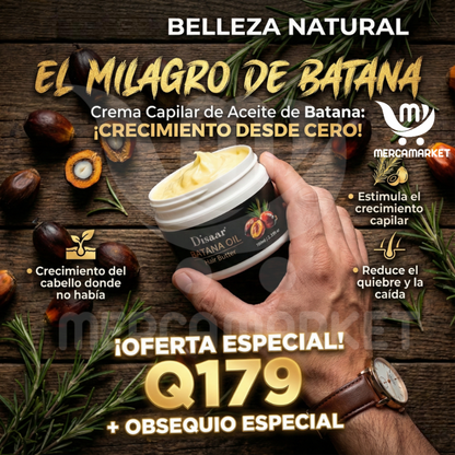 [💎 PRECIO IMPORTADOR + REGALO] Crema capilar de aceite batana.