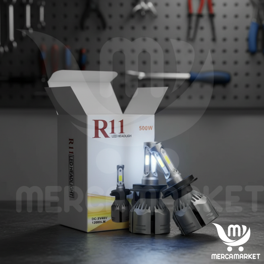 Luces LED H11 28000LM-Potencia Extrema con Sistema de Enfriamiento