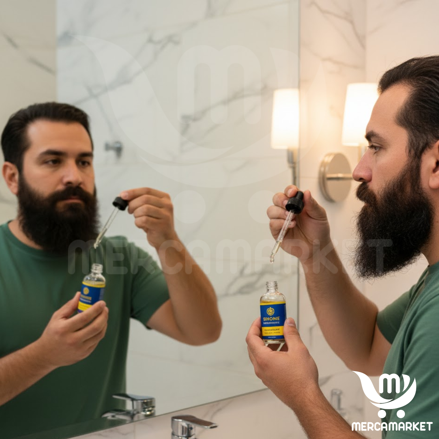 2X1 Aceite Premium para barba- Crecimiento Real desde Cero