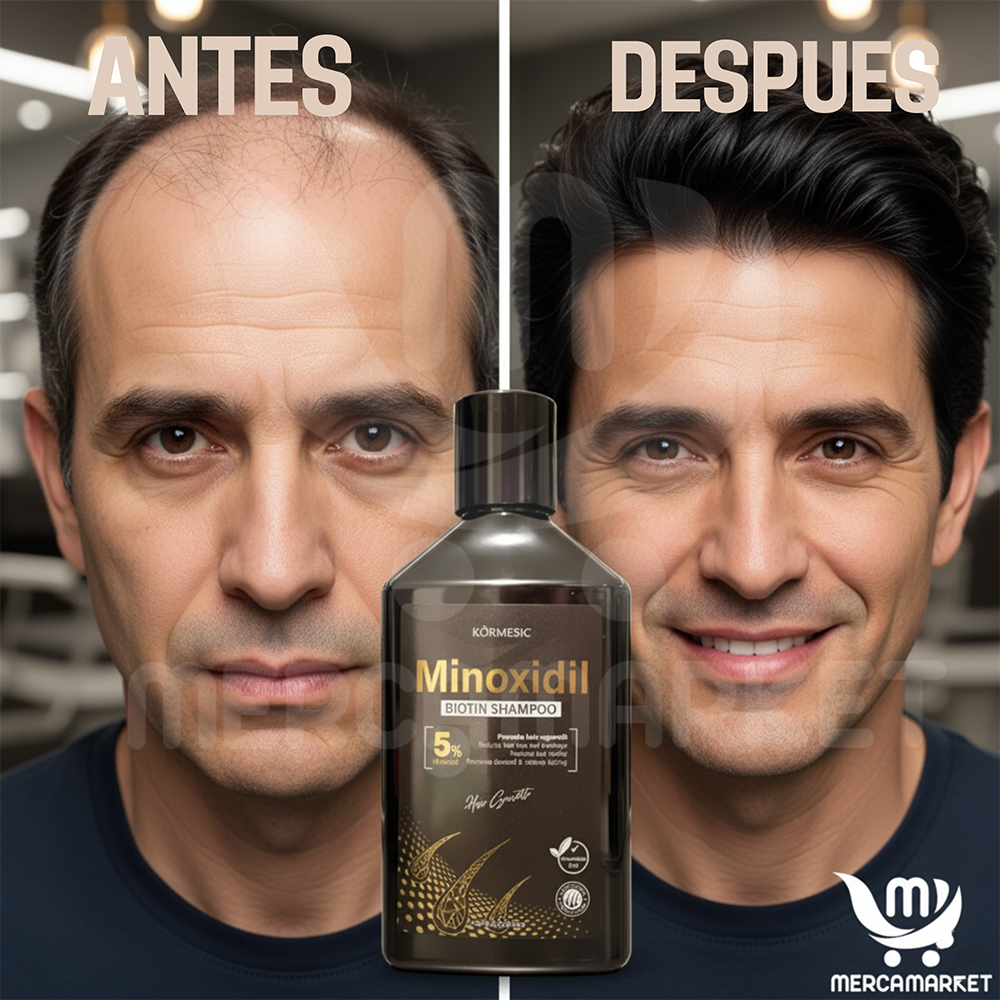 Shampoo Especializado en Anticaída y Crecimiento - Recupera tu Cabello al Instante